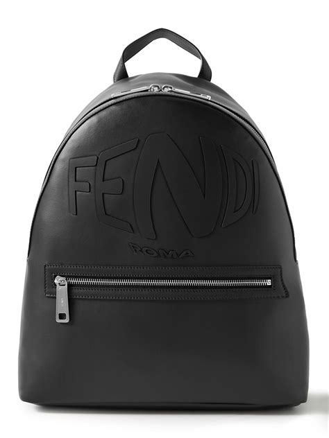 fendi logo backpack|Fendi ready to wear logo.